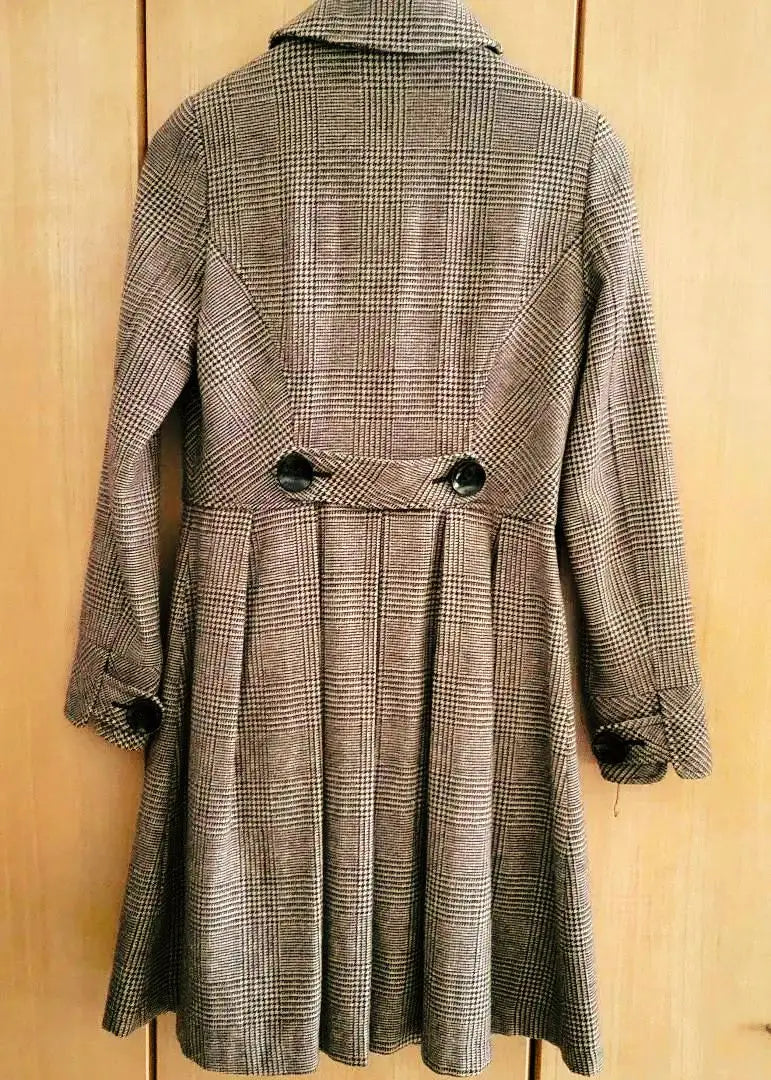 [Rare] [Used Clothing] [Vintage] Ben Sherman Check Pattern Wool Coat