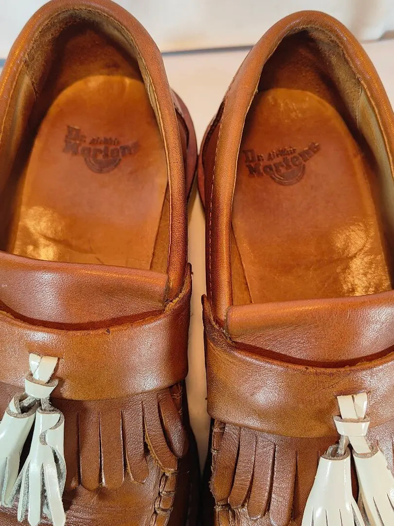 [Good condition] Dr. Martens BARRETT High-quality tassel loafers Genuine leather shoes