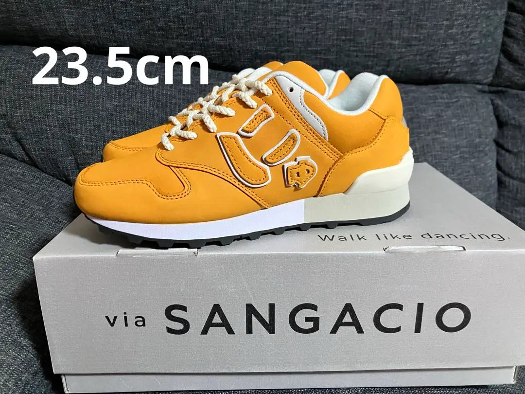 SANGACIO orange sneakers new and unused