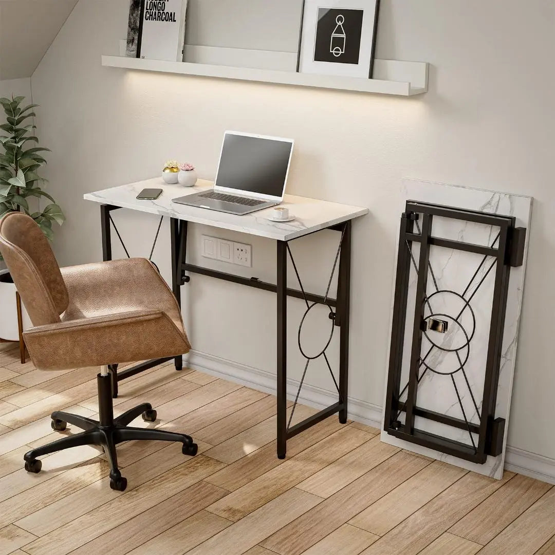 Great for a variety of occasions Folding desk Marble - Amazing storage capacity