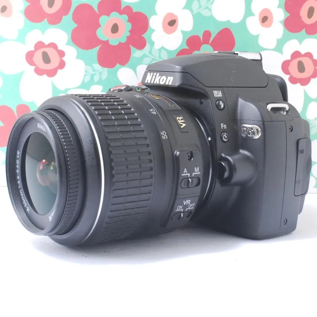 ❤ Recommended for beginners ❤ Nikon D60 ❤ Small, light, easy and beautiful ❤ Can be used as soon as it arrives ❤