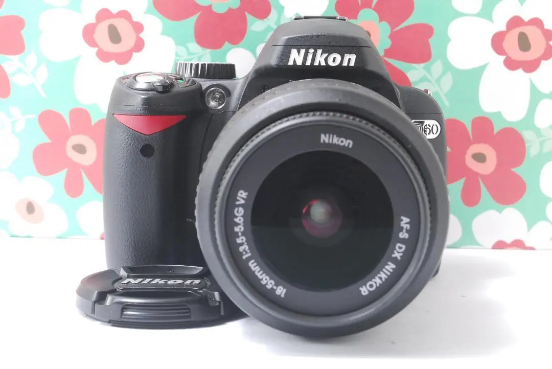 ❤Recomendada para principiantes ❤Nikon D60 ❤Pequeña, ligera, fácil y bonita ❤Se puede utilizar tan pronto como llega ❤