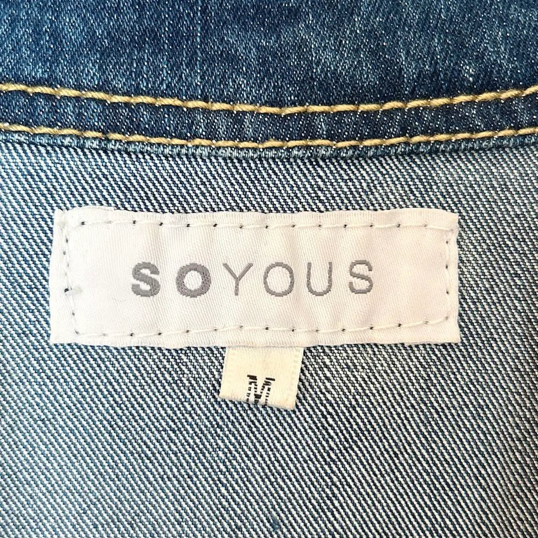 SOYOUS [M] Denim jacket G jacket Indigo blue Good condition