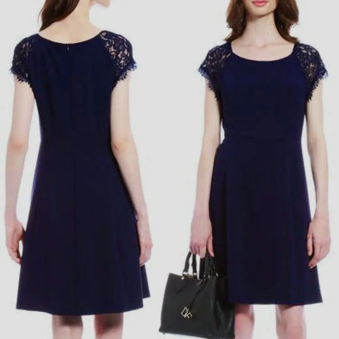 [a1325] Diane von Furstenberg, beautiful condition, lace dress, M