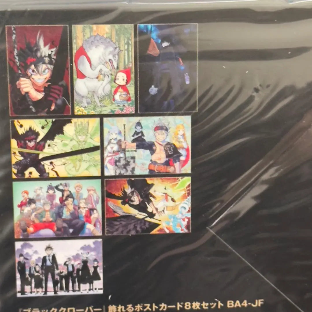 Black Clover 8 postcards that can be displayed