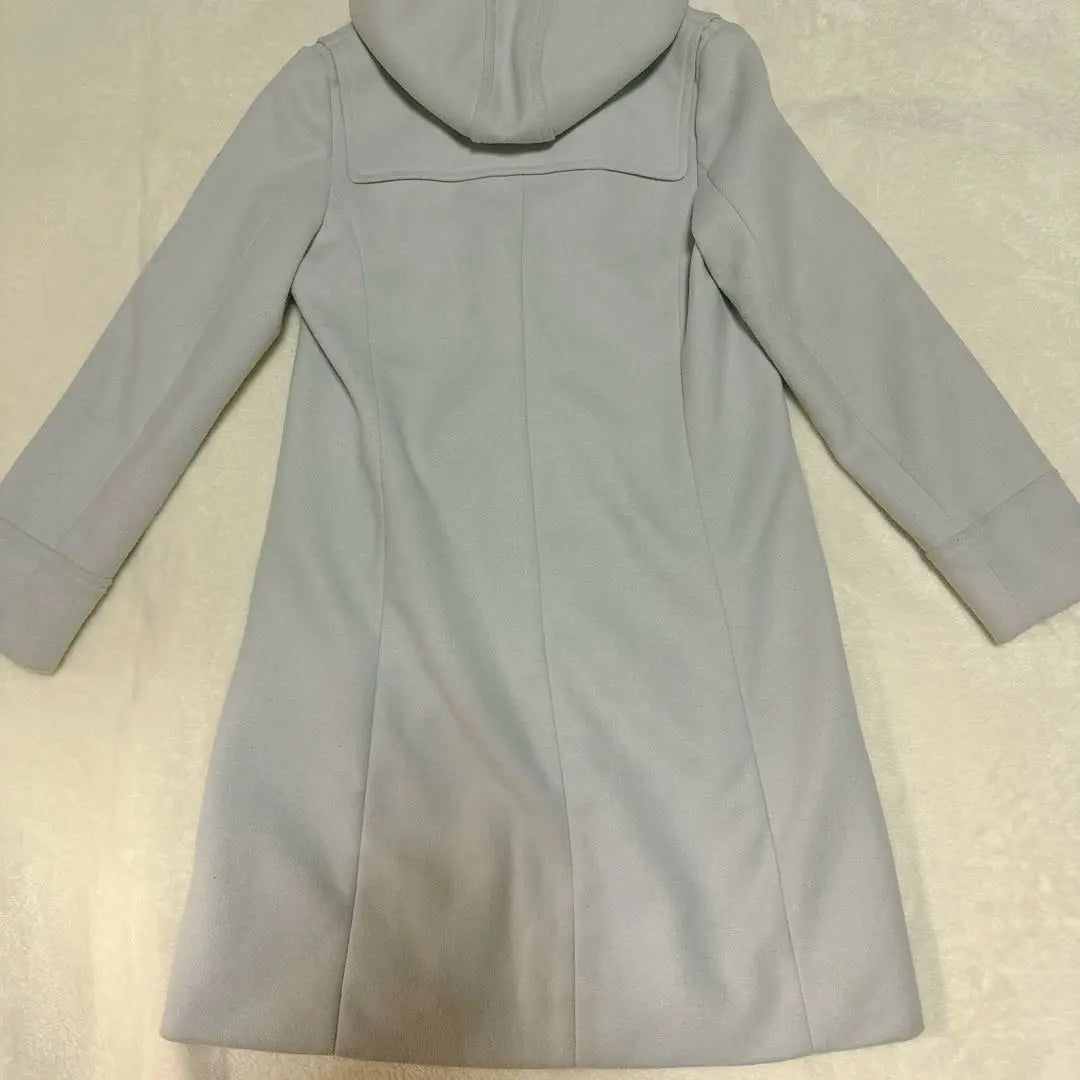 《Mercury Duo》 Long coat with hood [F] Light gray cold protection