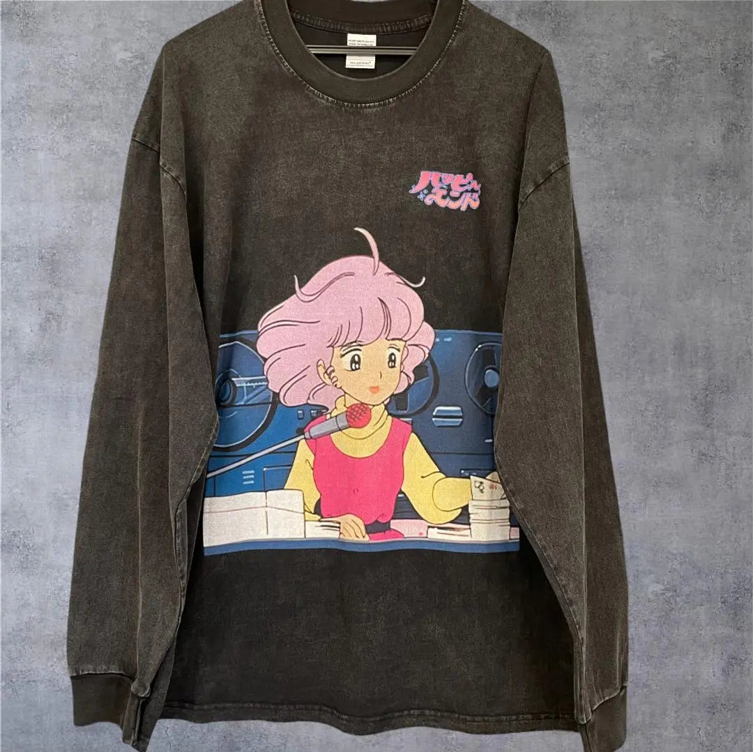 Nuevo ✨ Showa POP Anime Ron T Manga larga Hombres XL 2XL Emo idol | 新品✨昭和ＰＯＰ アニメ ロンT 長袖 メンズ XL 2XL エモい アイドル