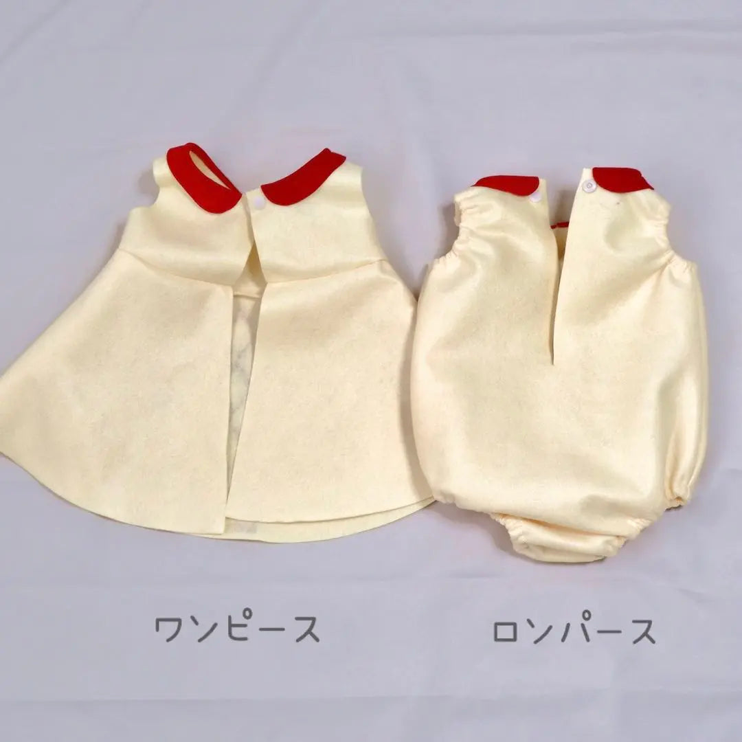 Shipped within 2 days [70 size] One piece Kewpie half birthday costume