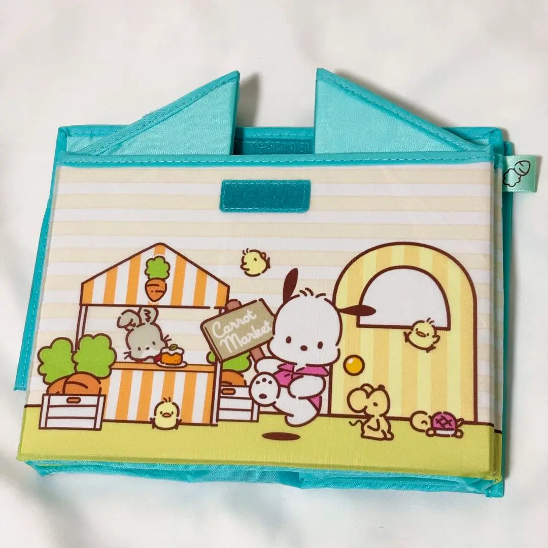 Caja de almacenamiento con forma de casa de Pochacco ☆ Caja de almacenamiento con forma de casa de Sanrio