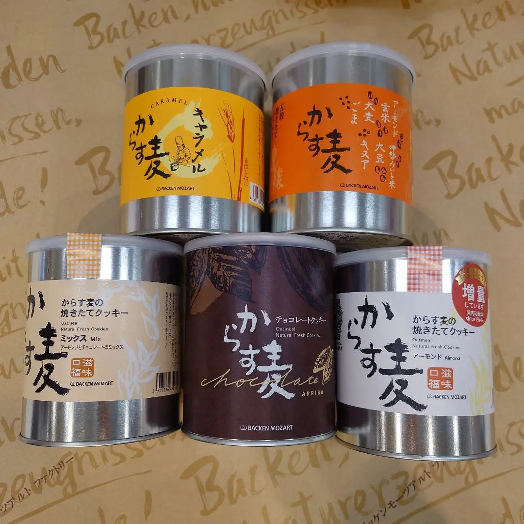 Galletas de cebada Karasu, set de 10 latas