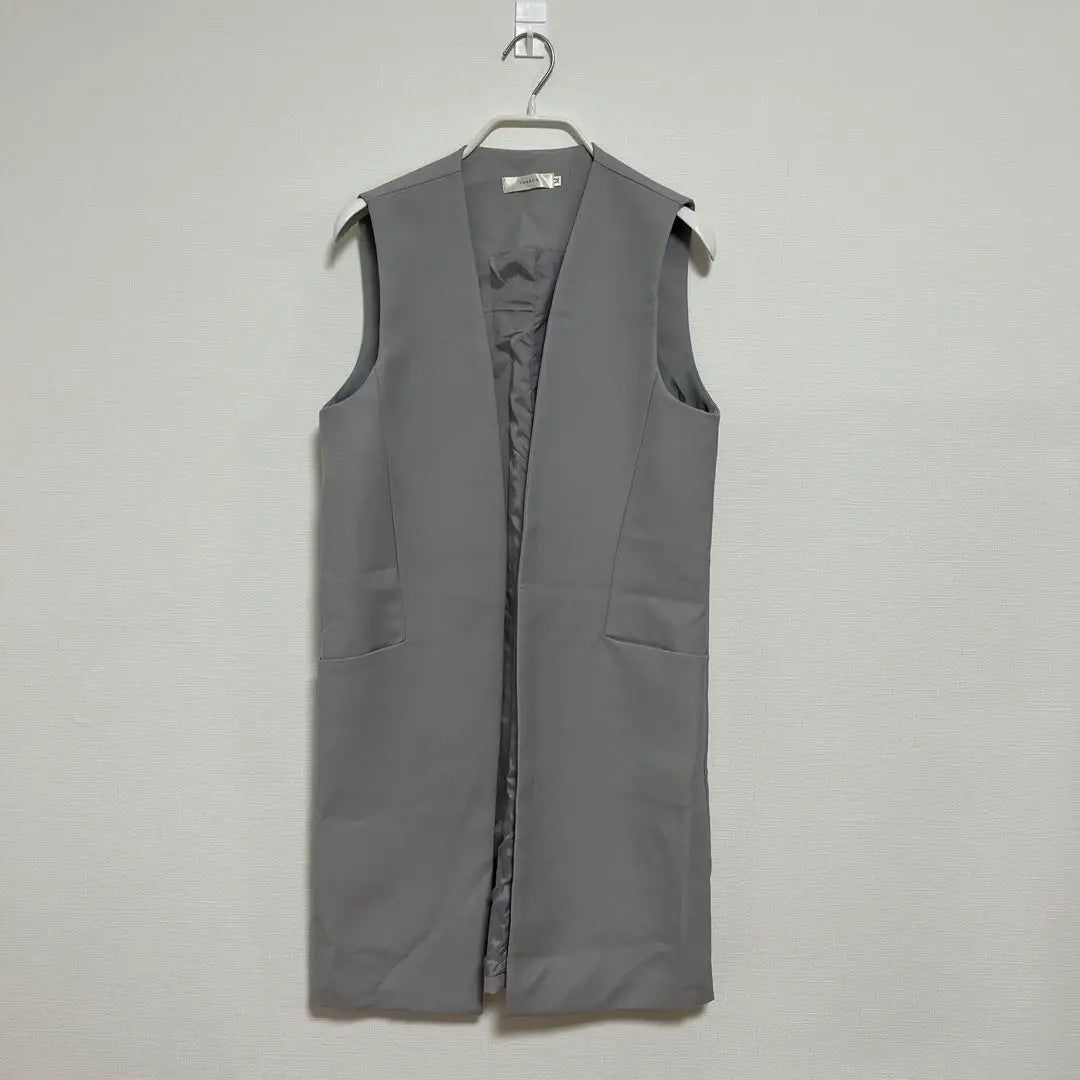 YANSOO Sleeveless Long Gilet Trench Vest