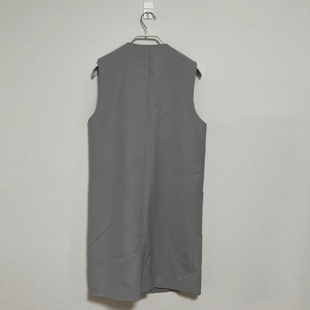 YANSOO Sleeveless Long Gilet Trench Vest