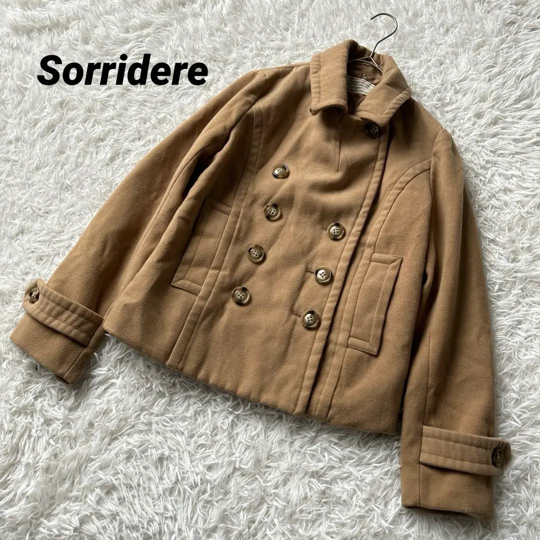 [Solidel] Peacoat Double Button Stylish Jacket Outerwear Cute