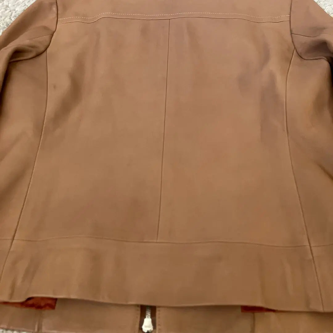 [Good condition✨] BALLSEY Lamb Leather Jacket Blouson No Collar S 36