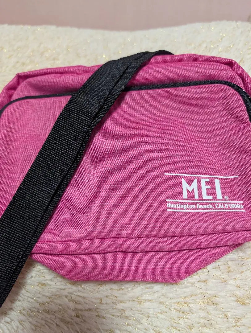 Beautiful condition [MEI] Pink shoulder bag Sacoche crossbody