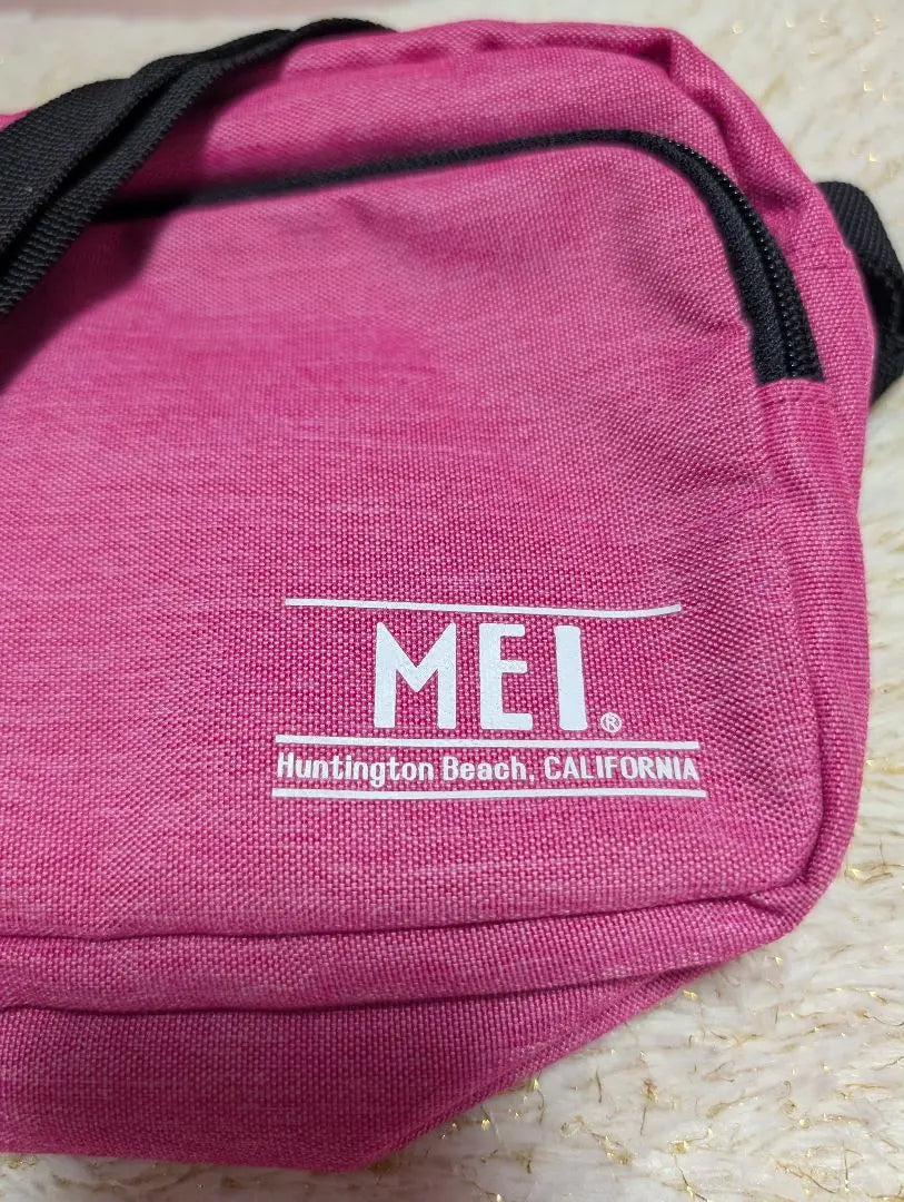 Beautiful condition [MEI] Pink shoulder bag Sacoche crossbody