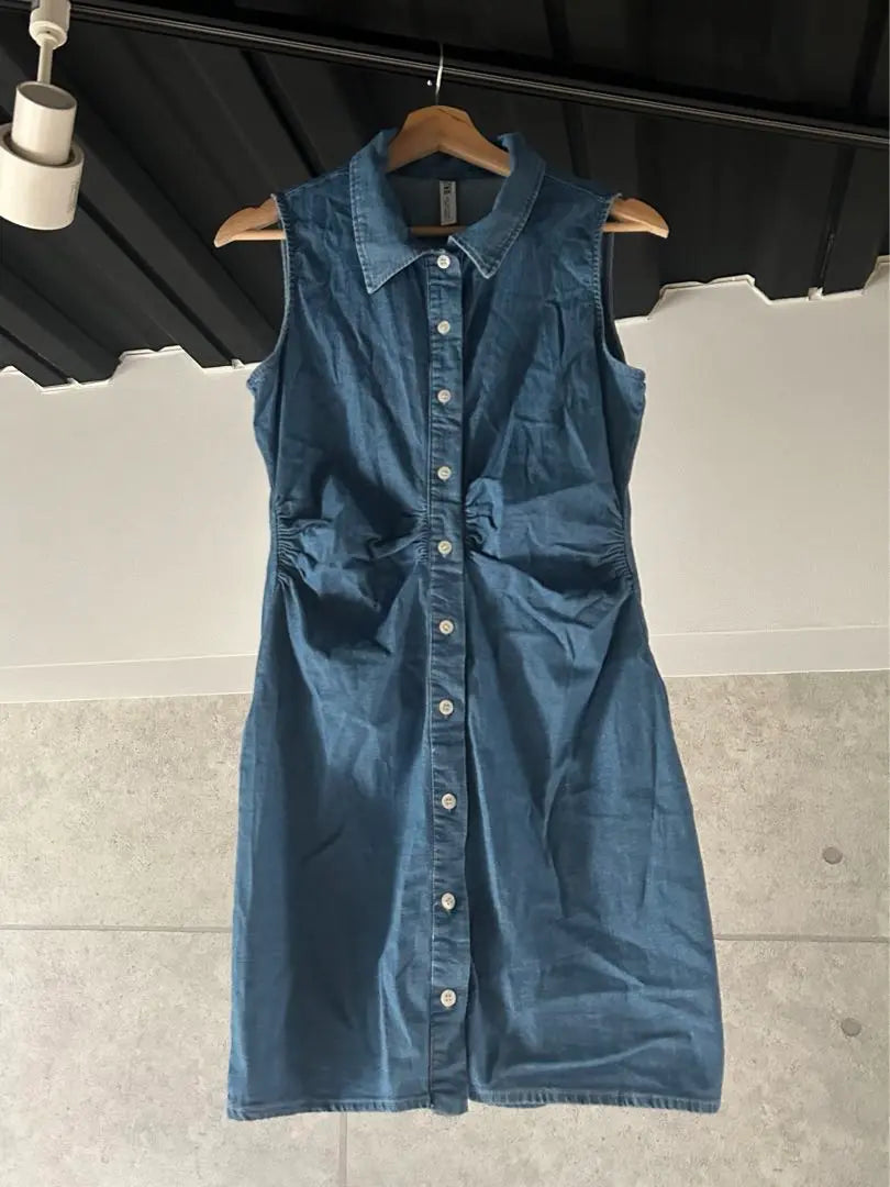 ZARA Dress Soft Denim L