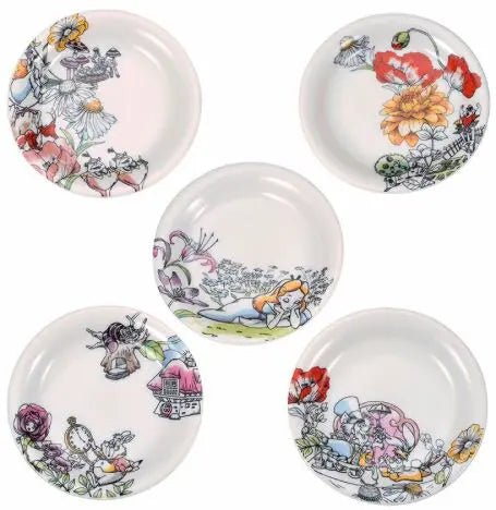 New Disney Alice in Wonderland Small Plate Set Tableware Plate