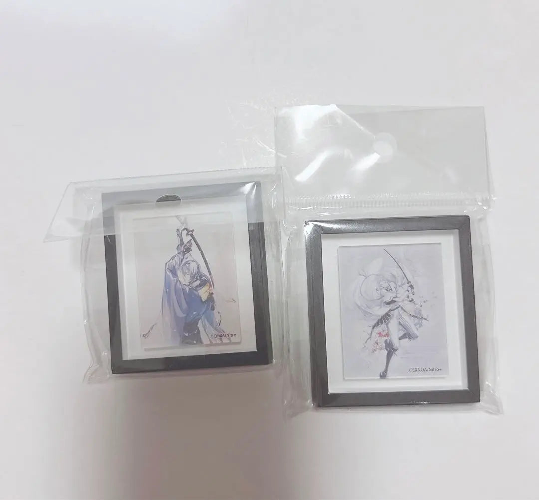 Touken Ranbu Mini Frame Magnet 2nd Anniversary Celebration Picture Mikazuki Munechika Tsurumaru Kuninaga