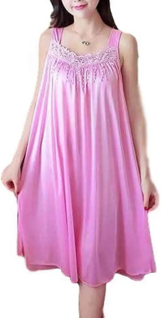 Satin Nightgown Camisole Room Dress Room Wear Nightwear