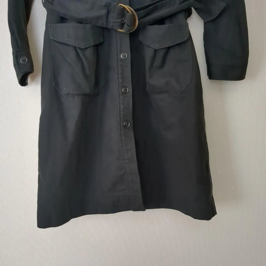 La TOTALITE Trench Coat Single Black 38