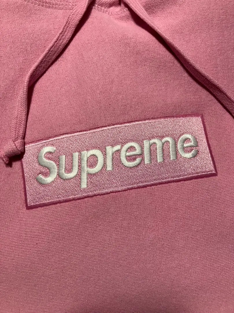 ●Supreme Box Logo HoodedSweatshirt PINKM