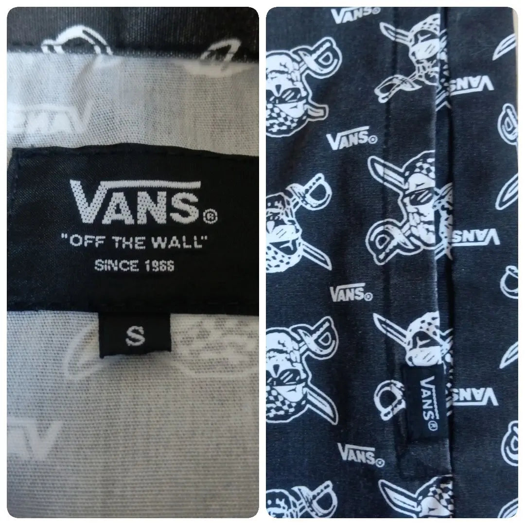 [USA vintage clothing] vans skull-pirates pattern set-up