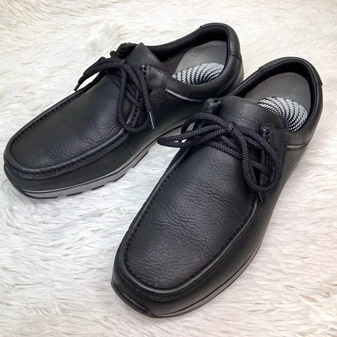 [Extremely beautiful] Legal Walker 24.5cm deck shoes Tyrolean leather black