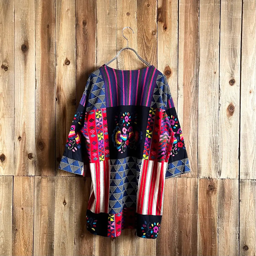 Bohemians Cut and Sew Size S Crazy Pattern Made in Japan