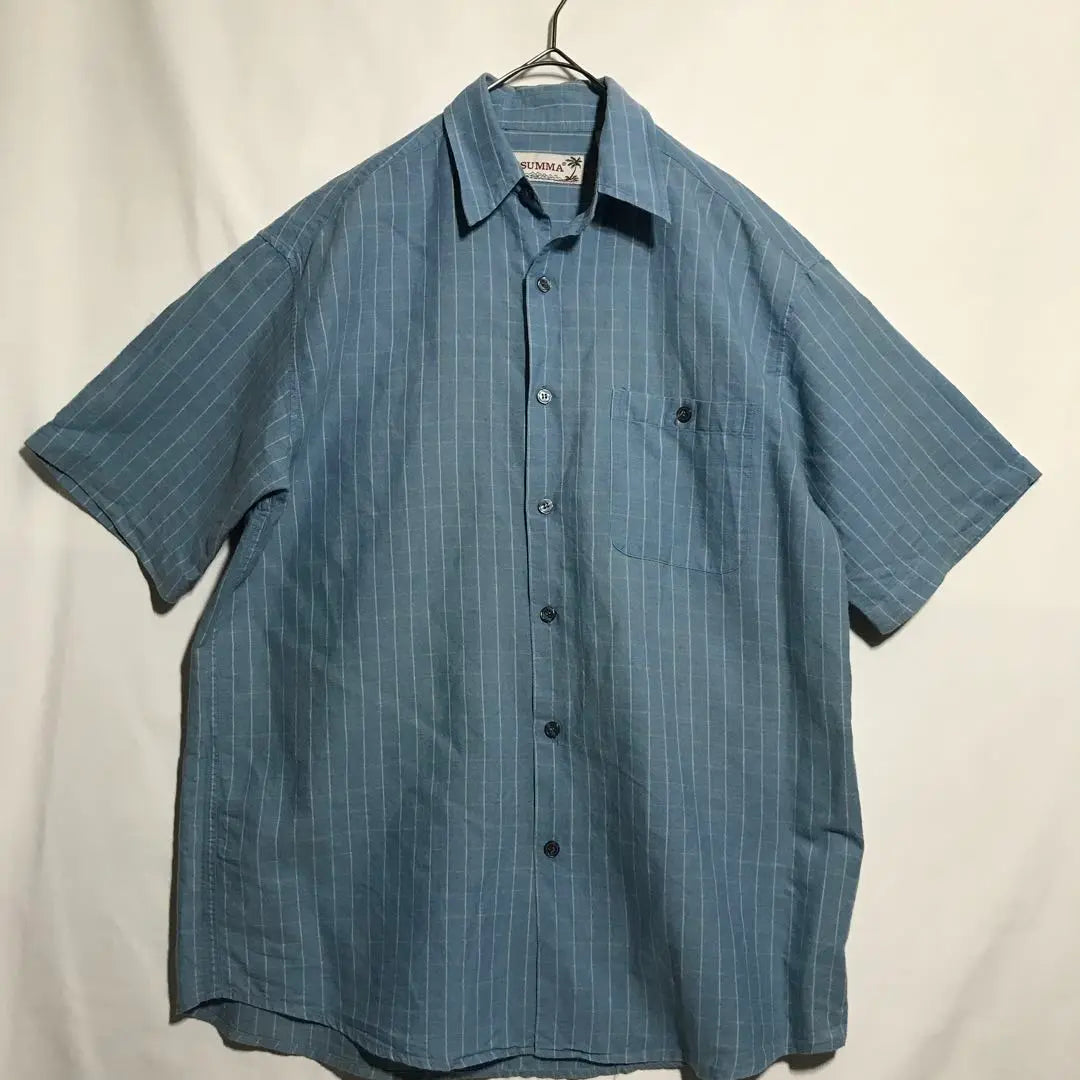 [SUMMA] Short Sleeve Shirt Cotton Men's