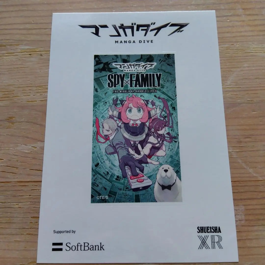 SPY x FAMILY Manga Dive Coaster Limited Sticker Event Goods 5 items