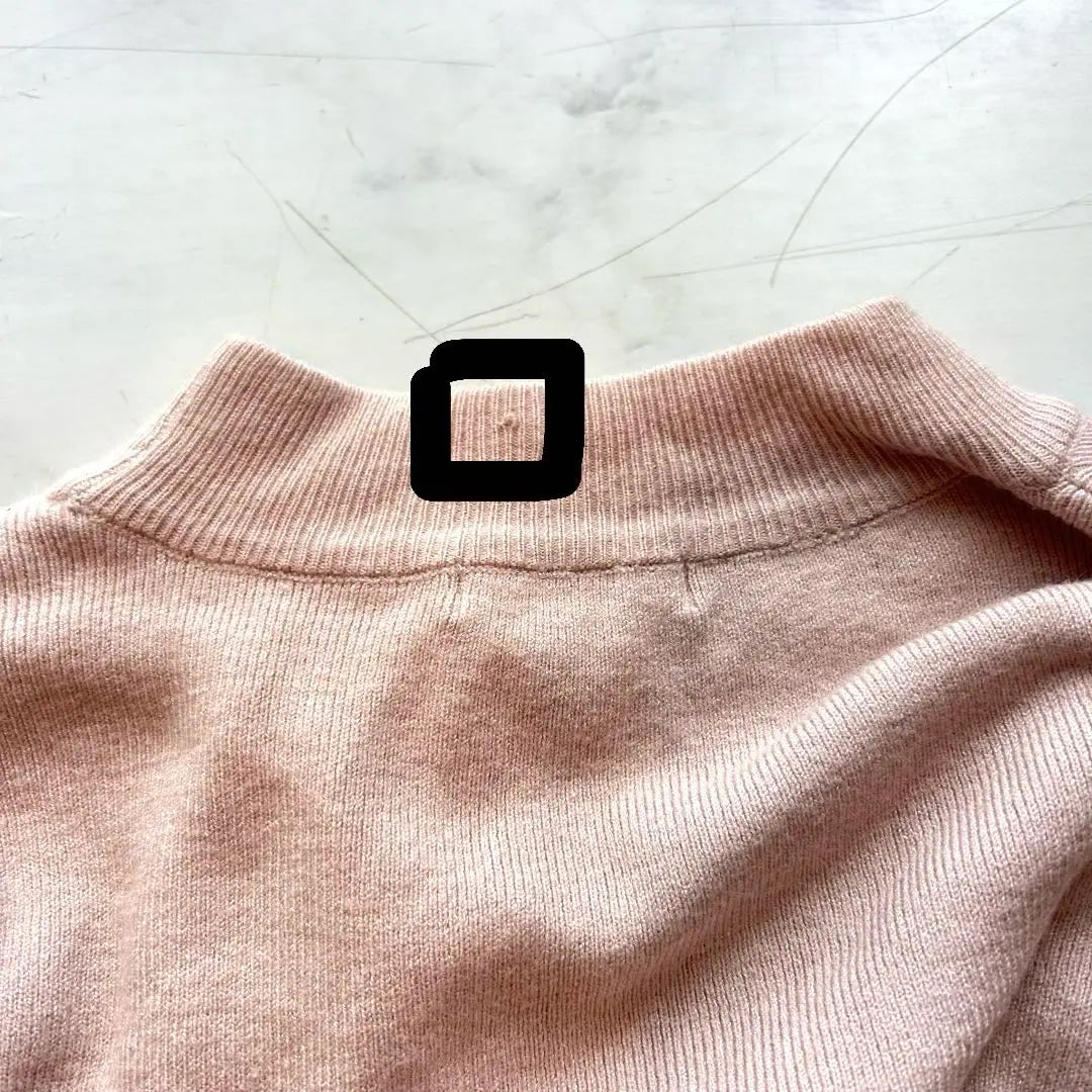 Olive des Olive Pale Pink Balloon Sleeve Sweater Spring