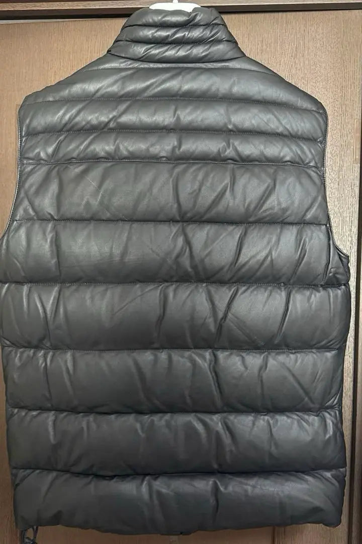 Men's Leather Down Vest Size 3