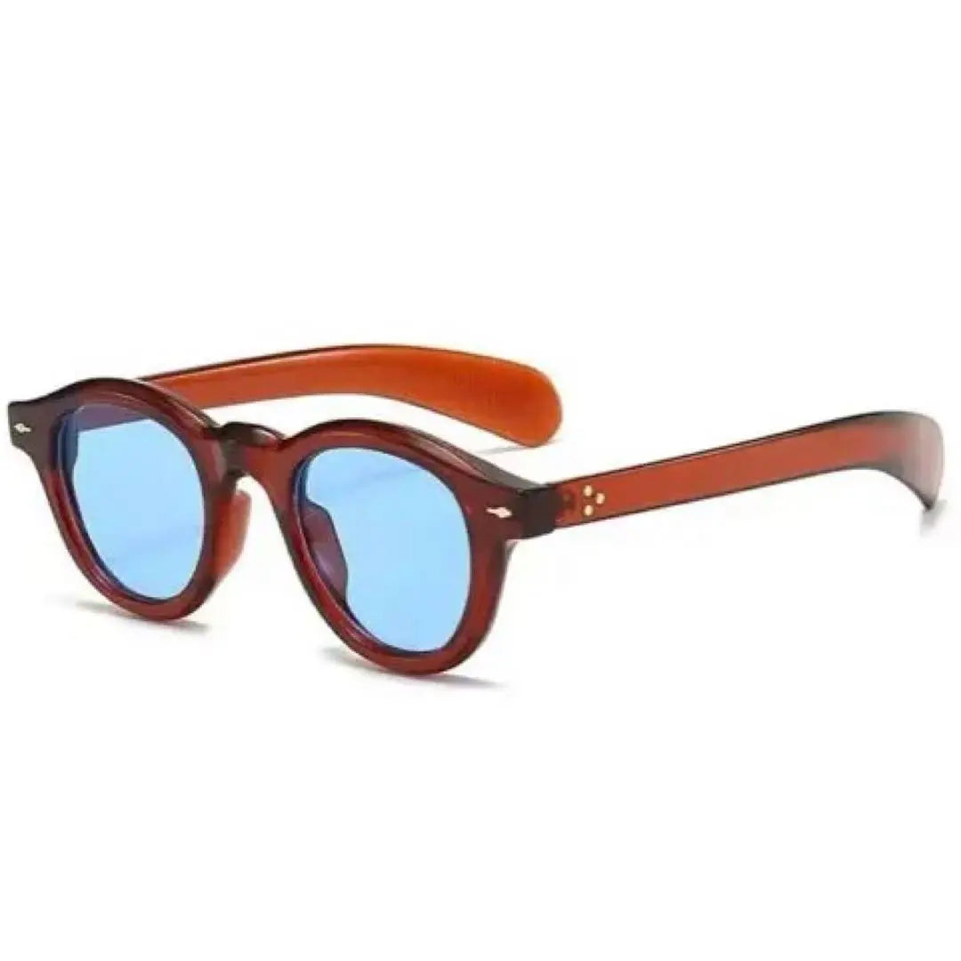 [New] Retro Classic Round Glasses, Sunglasses, Stylish Colored Lens