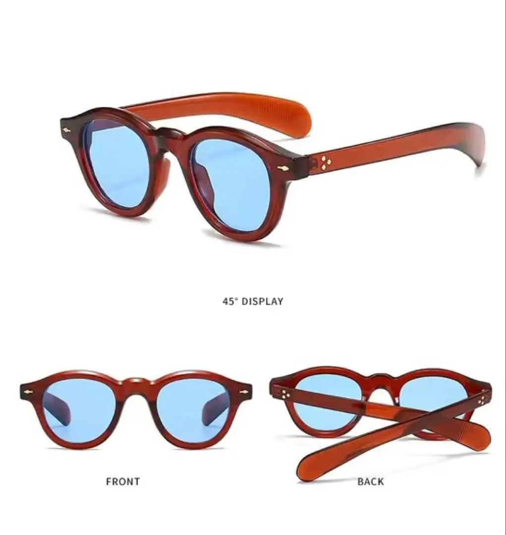 [New] Retro Classic Round Glasses, Sunglasses, Stylish Colored Lens