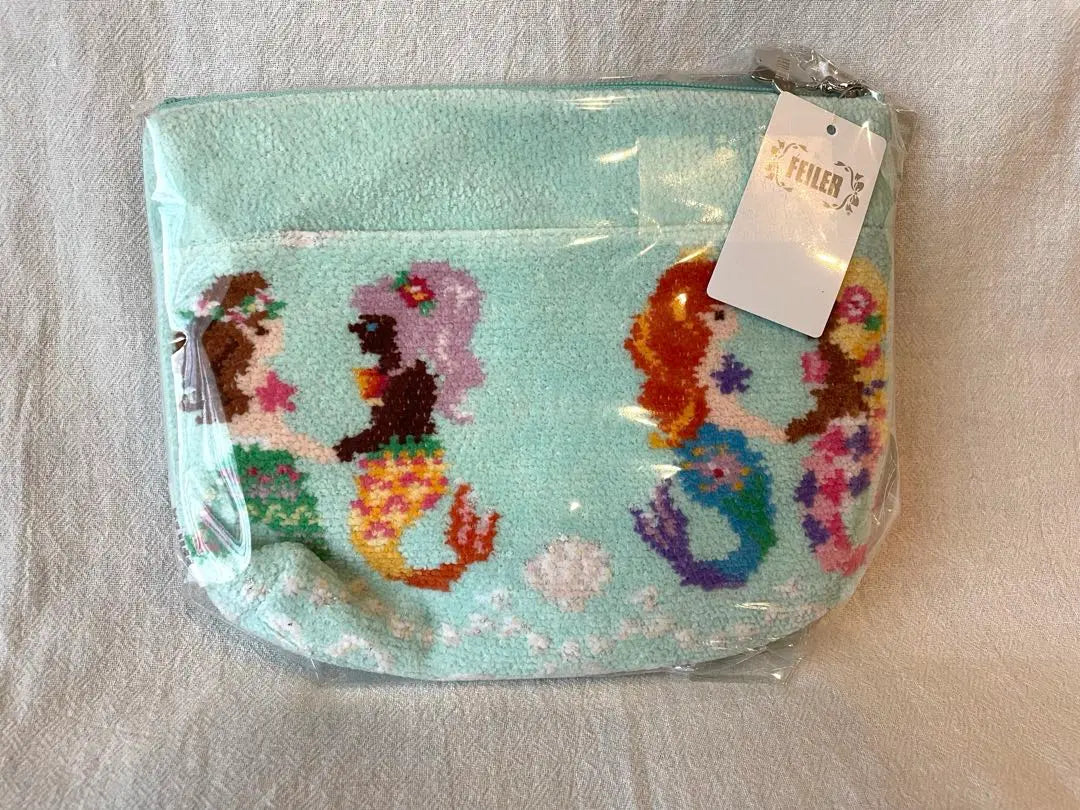 Unused Tagged Feiler Pouch Mermaid Mermaid Waltz