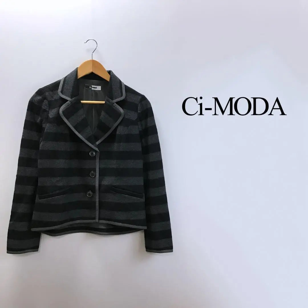 Ci-MODA New Unused Wool Border Jacket