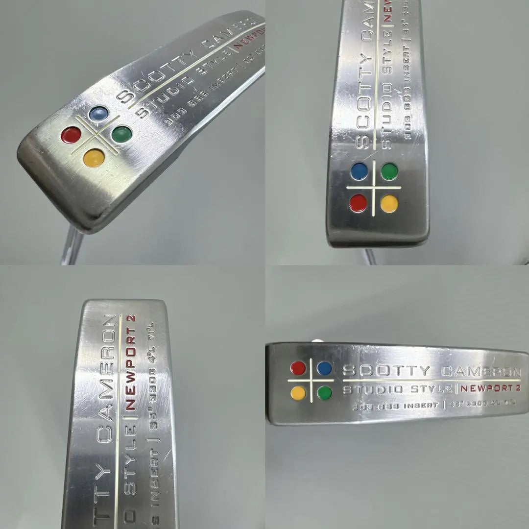 Left Scotty Cameron Studio Style Newport 2 GSS Insert