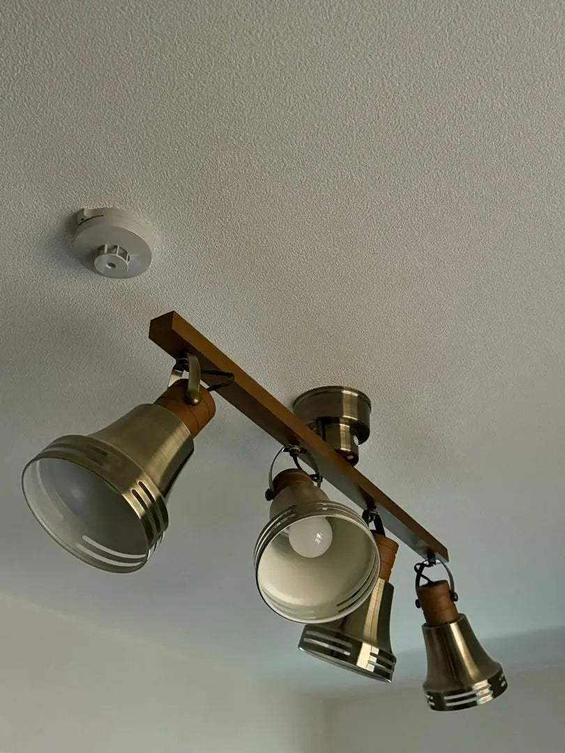 FLYMEe Factory / Wood Bell 4 Light Ceiling Spotlight