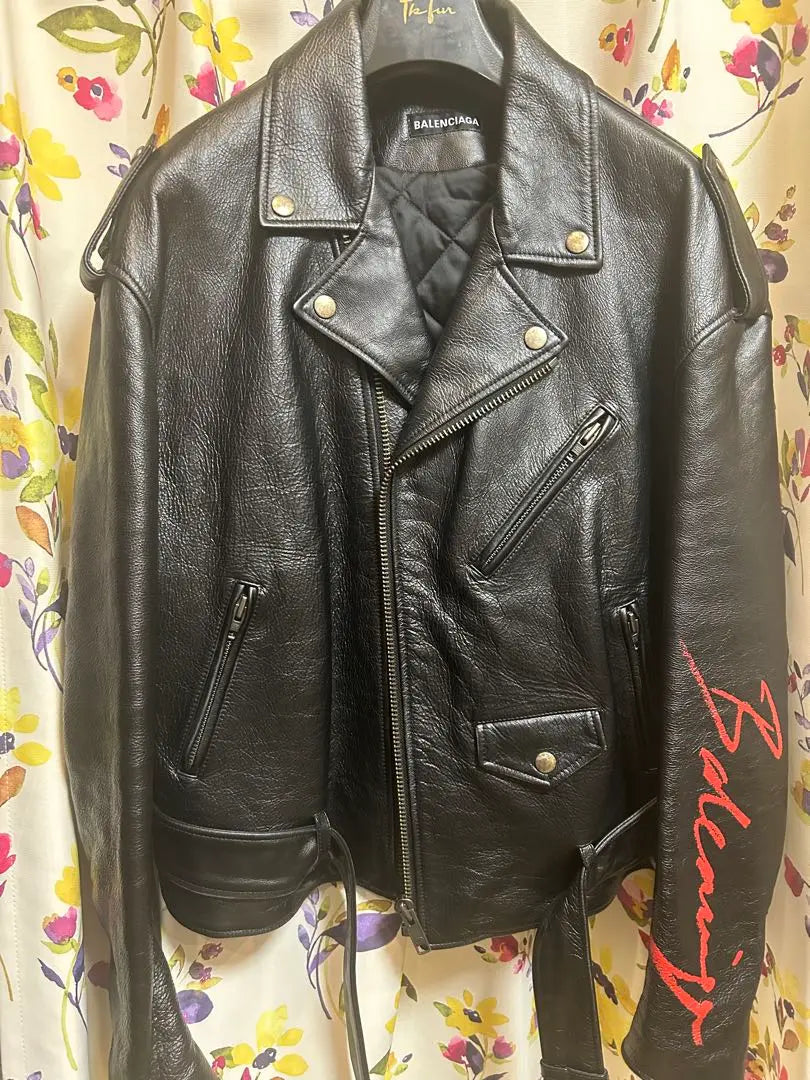 Balenciaga 19AW Leather Rider Jacket | バレンシアガ　19AWレザーライダースジャケット