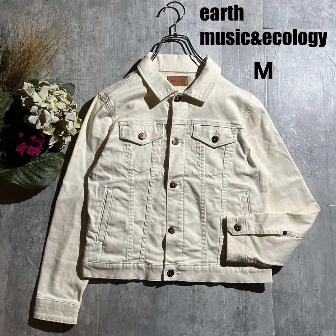 1154 Earth Music and Ecology Denim Jacket [M] Off-white