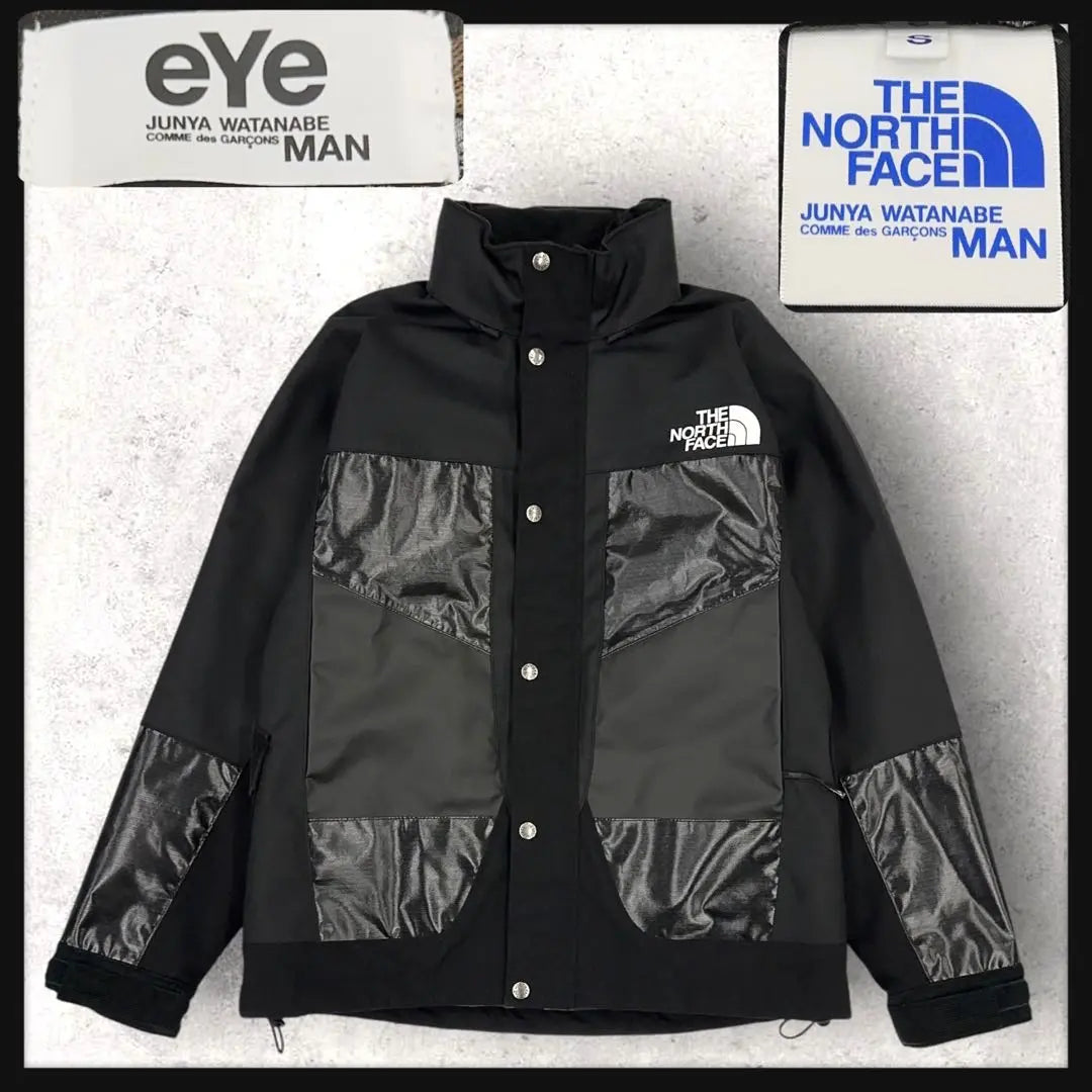 10533 [Good condition] North Face x Junya Watanabe ☆ Collaboration Mountain Parka Black