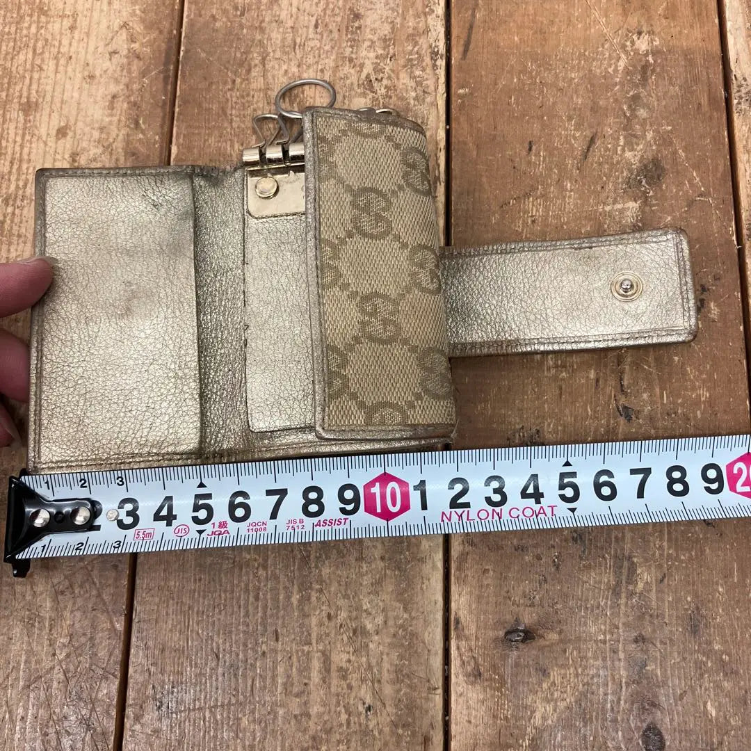 GUCCI Grey Key Case Gucci Key Holder Key Storage Small Item Pocket