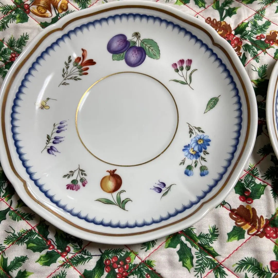 Richard Ginori Italian Fruit 2 saucers