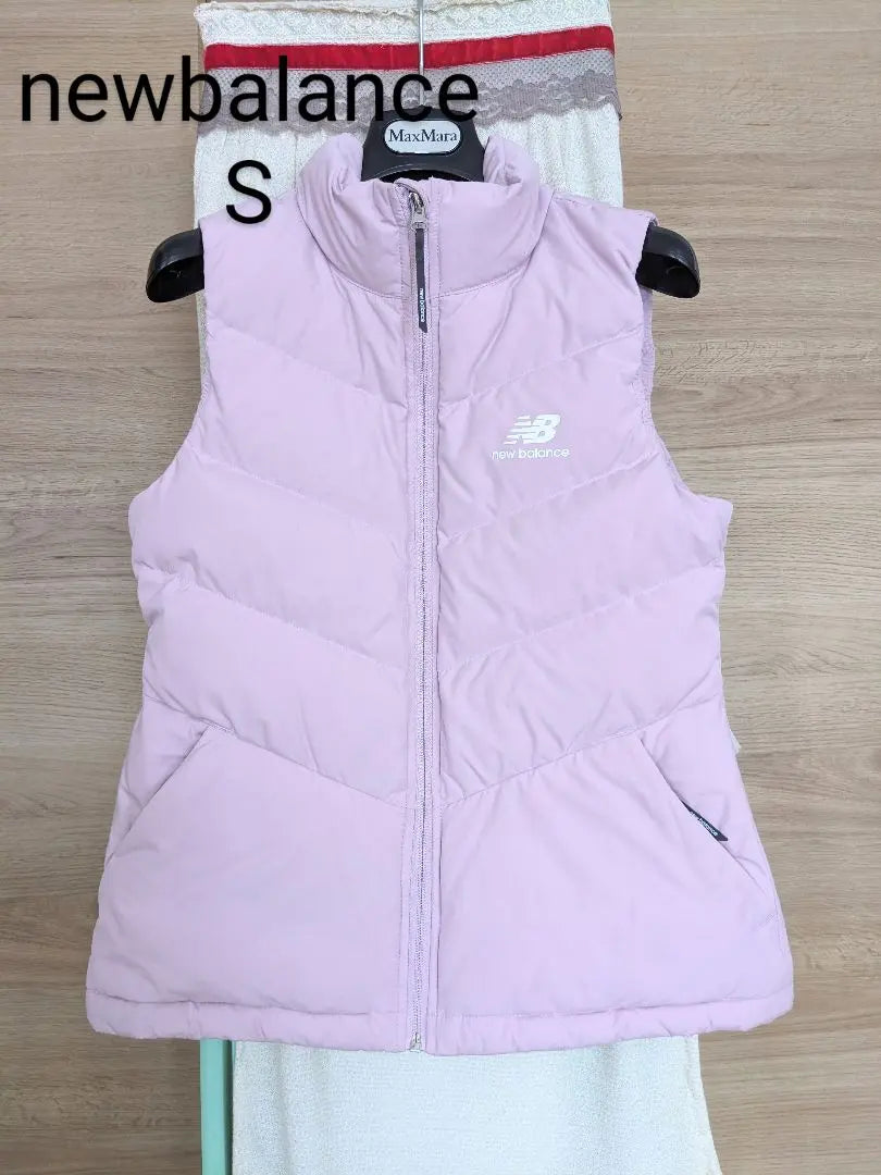 [Cute] New Balance Down Vest S Pink