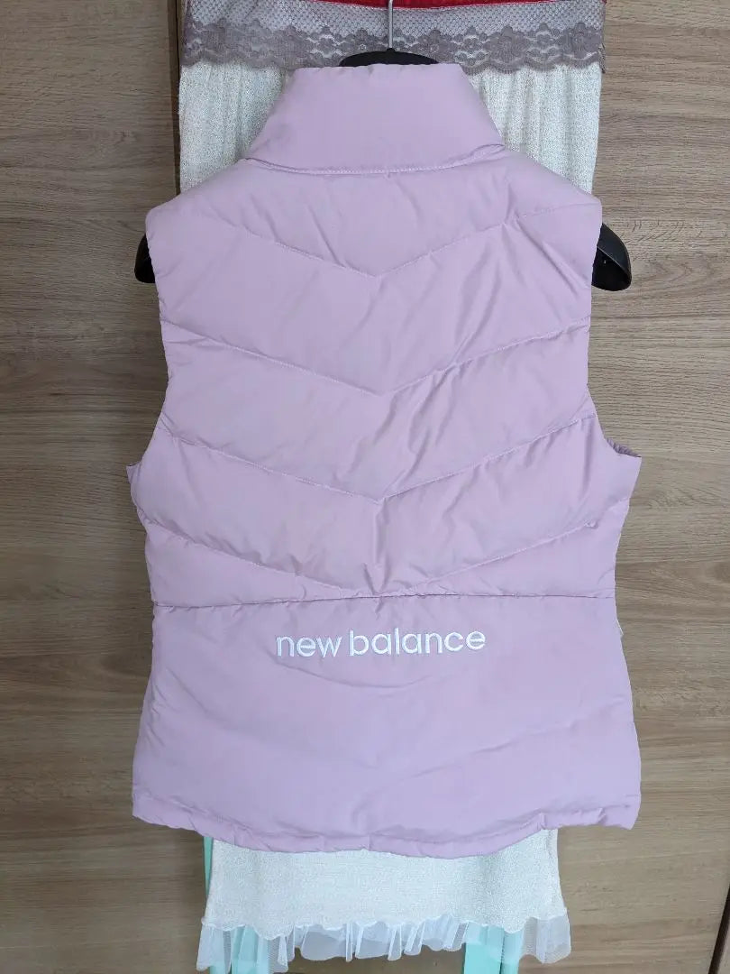 [Cute] New Balance Down Vest S Pink