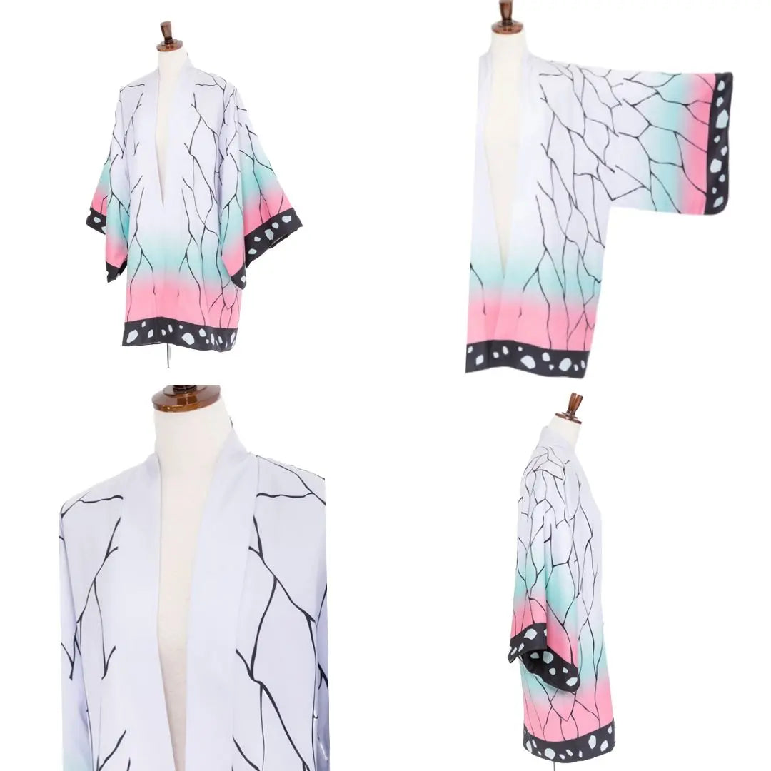 ✨Producto popular✨Kocho Shinobu Haori Demon Slayer Demon Slayer Corps Cosplay Alas de mariposa XL