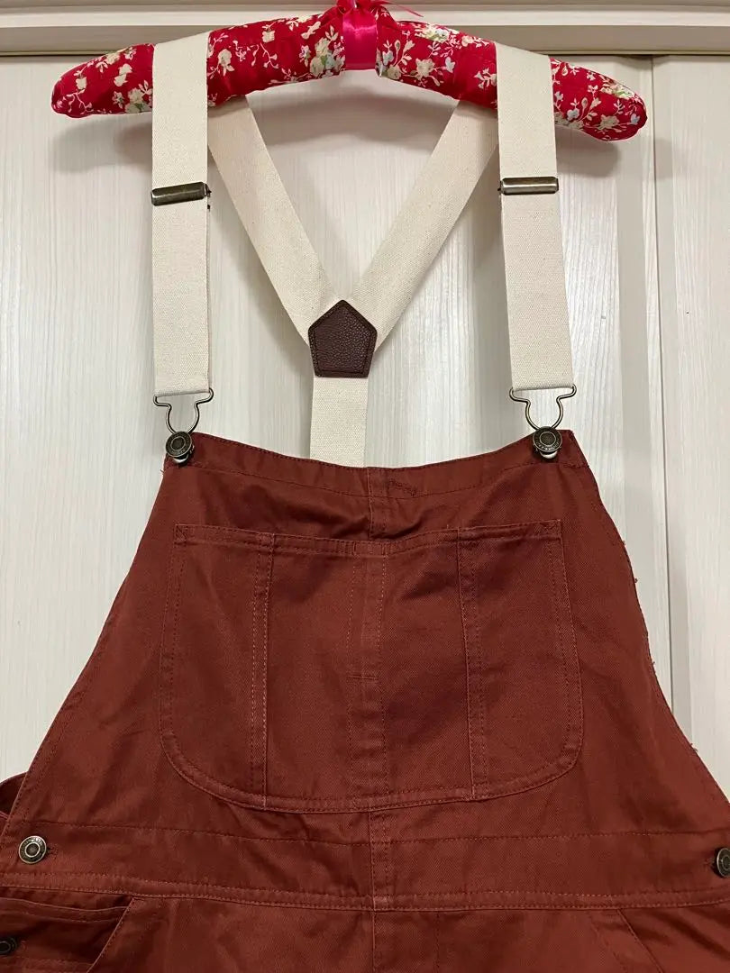 [Samansa Mos2] Color Twill Overalls Pants