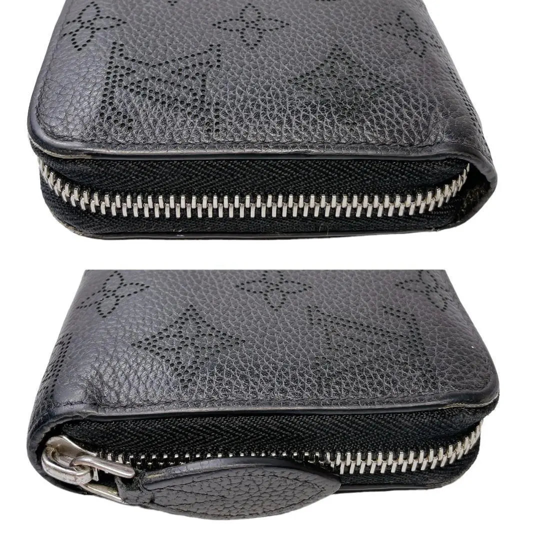 [Good condition/New model] Louis Vuitton Zippy Wallet Black Mahina