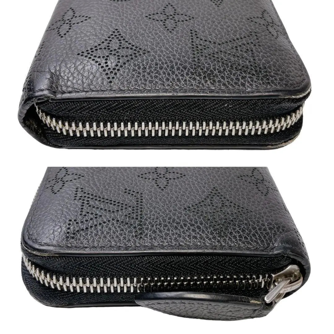 [Good condition/New model] Louis Vuitton Zippy Wallet Black Mahina